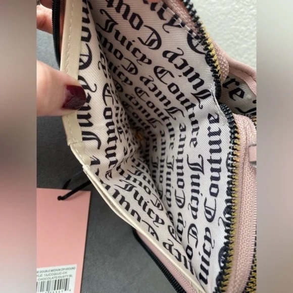 Juicy Couture Retro Velour Double Zip Wallet NWT *HP* - Picture 6 of 6